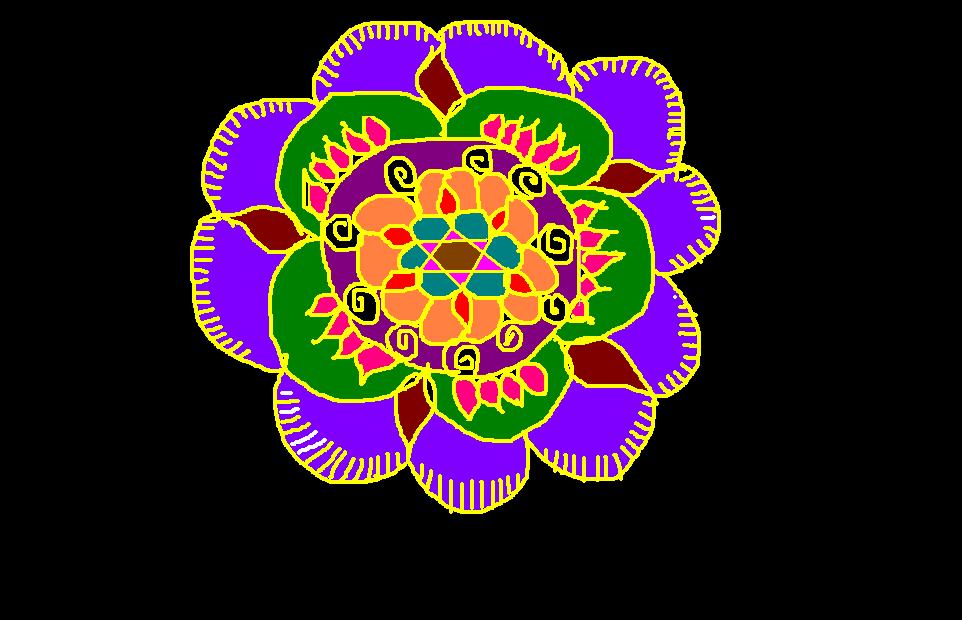 This is my first rangoli kolam in this blog. Its pretty much simple, 