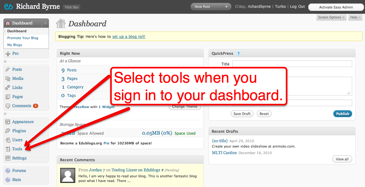 Free Technology for Teachers How to Export Your Blogger