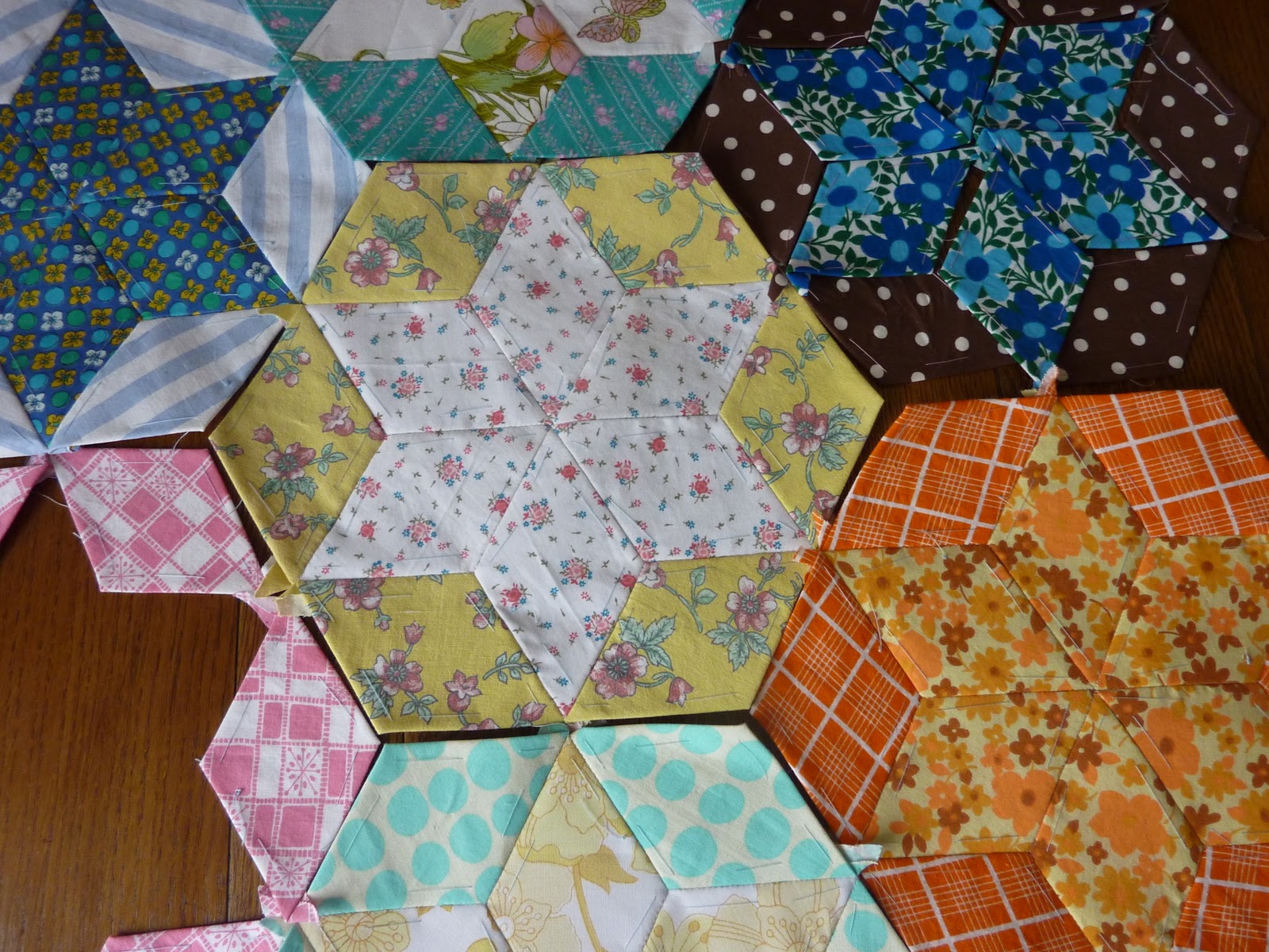 Hexagon+template+quilt