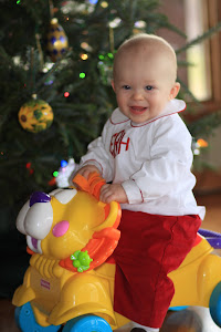 Ethan Riding his new toy!