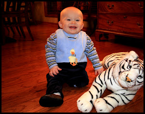 Ethan with his Tiger