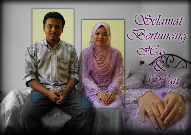 majlis pertunangan has & wan