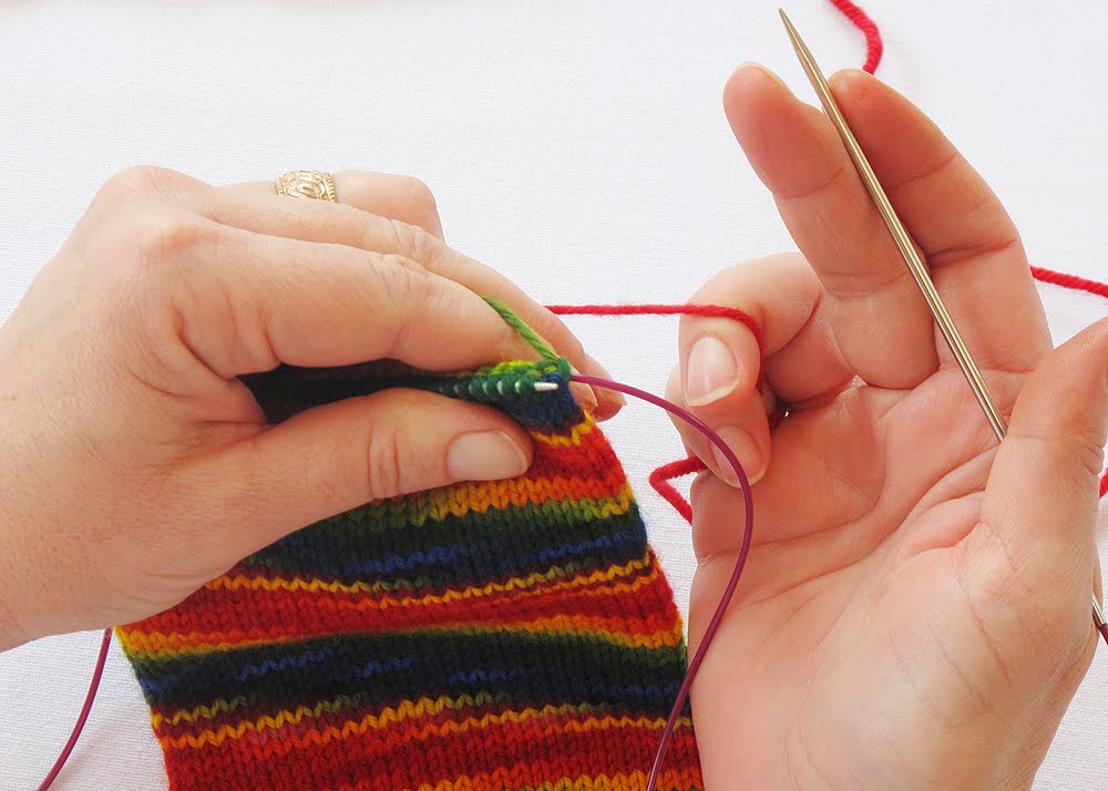 Heidi Bears Stranding yarn...a first step into the mystery of Fair Isle...