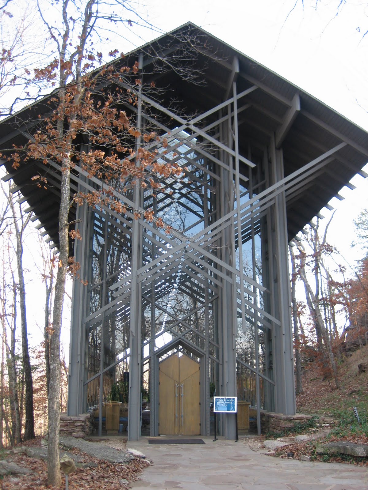 Thorncrown Chapel Structure