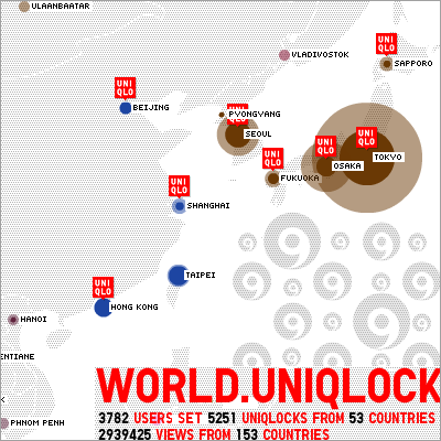 World Uniqlock