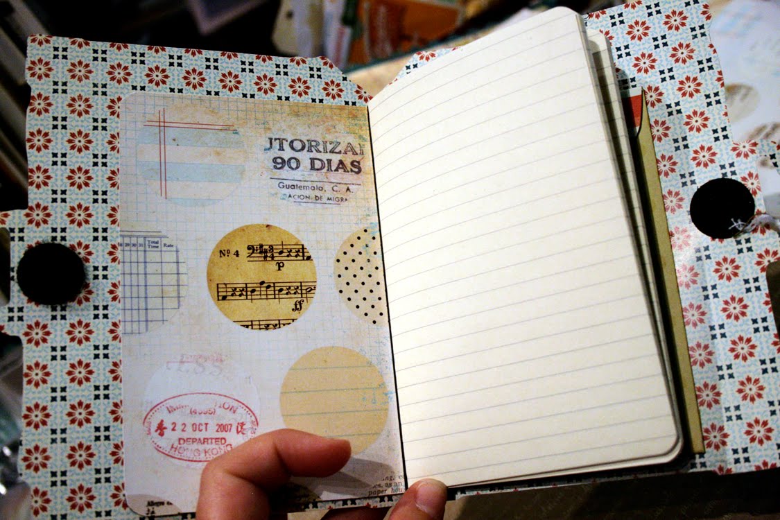 Studio Calico Tutorial turn a moleskine into a travel journal