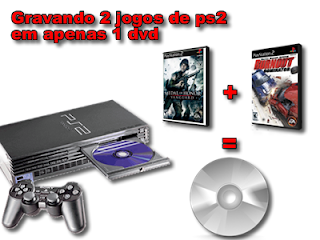 >COMO GRAVAR 2 OU MAIS JOGOS DE PS2 EM APENAS 1 DVD