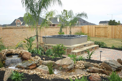 The Backyard Toystore S Custom Hot Tub Installations Custom Patio