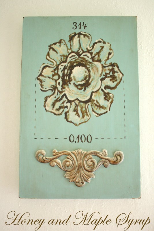 Honey and Maple Syrup Ballard Designs Medallion Wall Plaque Knockoff