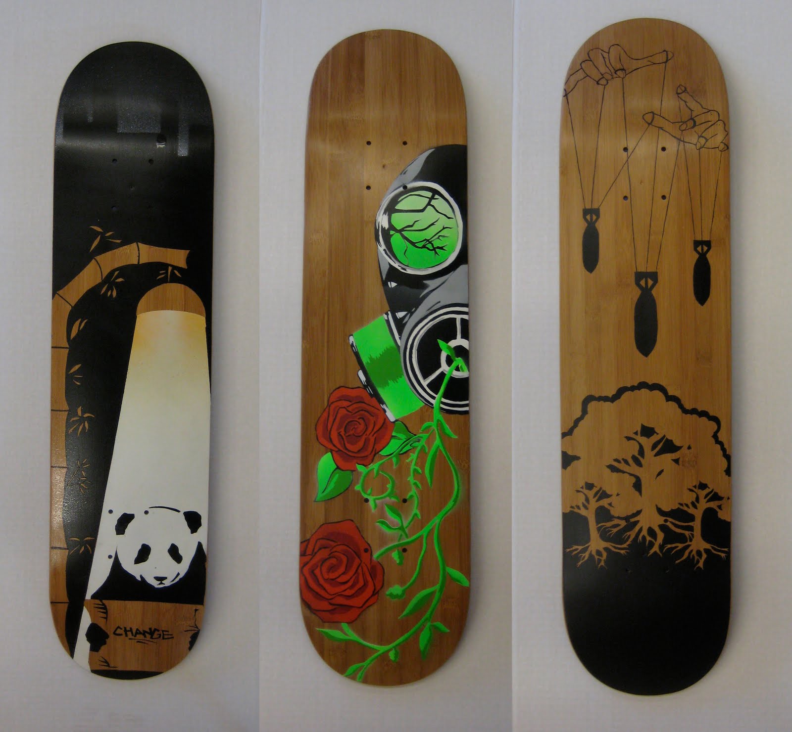 OASIS SKATEBOARD FACTORY BambooSK8 & OSF Graphic Design Project