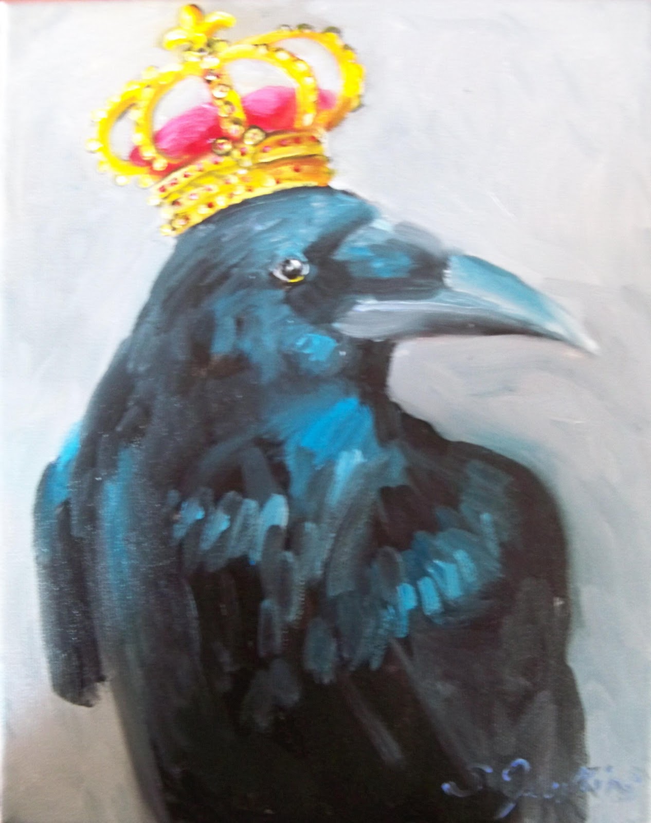 Susan Jenkins Morning Paintings KING CROW