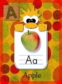 GAME CARDS: Lil' Monster A-Z Letter Cards