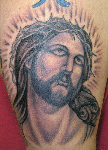 jesus tattoo design. Jesus Tattoo. Posted by anjar&;garry at 14:10