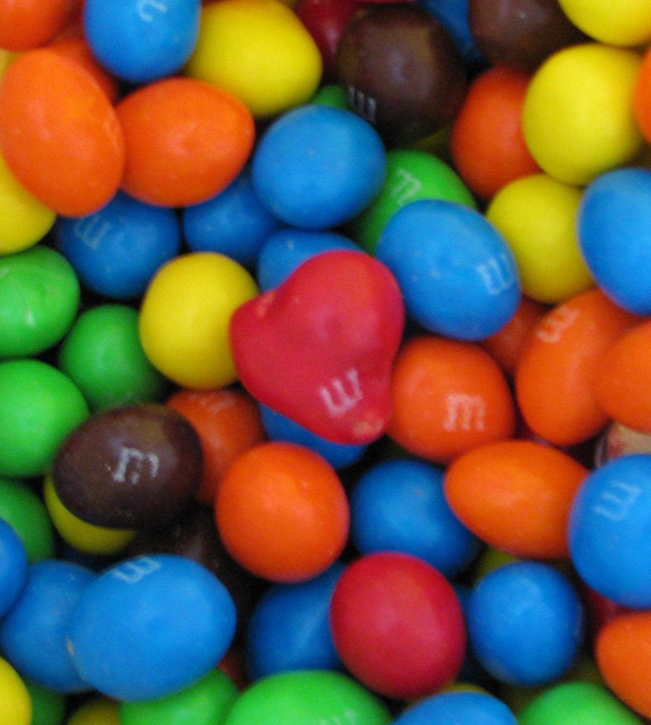 On the Bright Side HeartShaped Peanut M&M