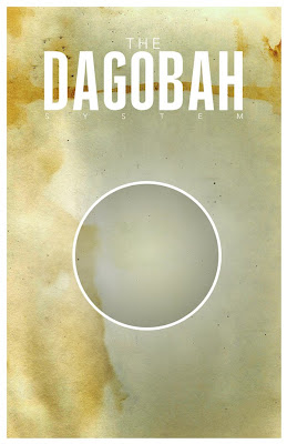typographic poster of dagobah