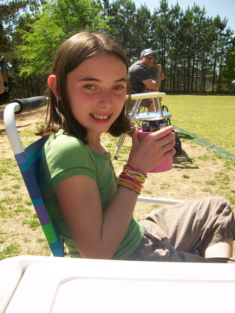 Watching Emma Grace Play Soccer
