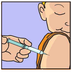 Kid Getting Shots Cartoon Kid Getting Shots Cartoon