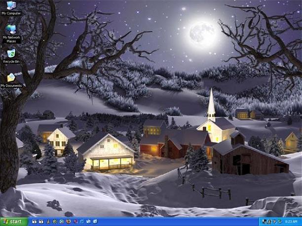 3d animated wallpaper. Winter Wonderland 3D Animated