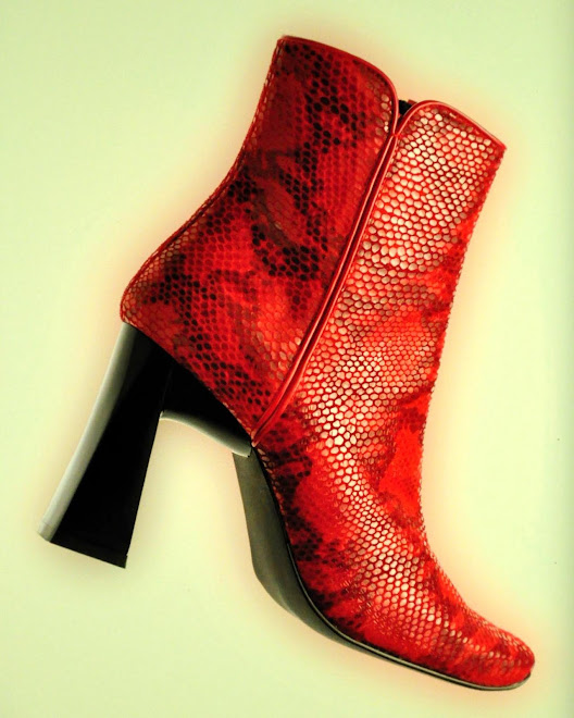 Bright Red Boot
