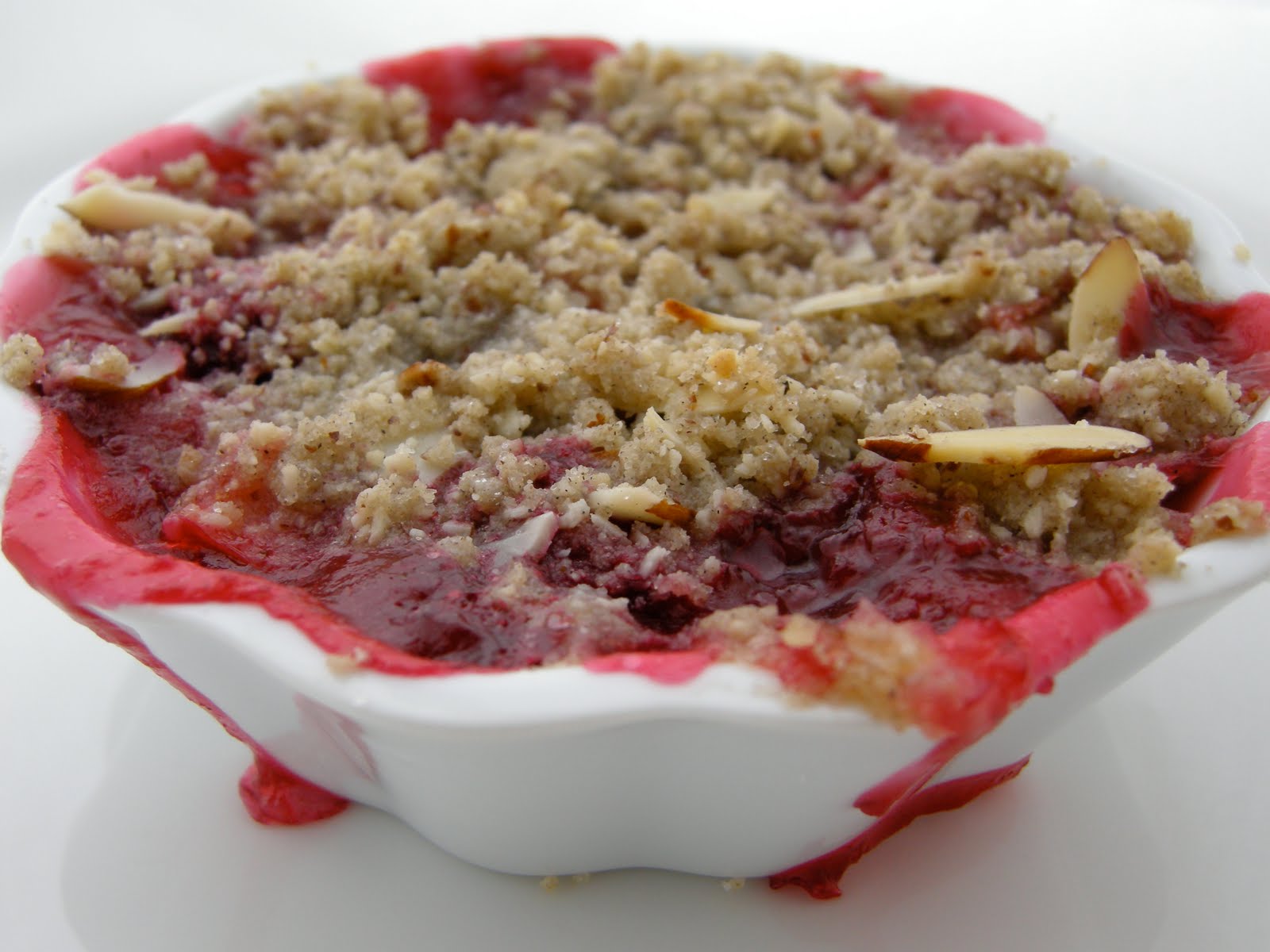 Mary Mary Culinary Rhuberry raspbarb crumble