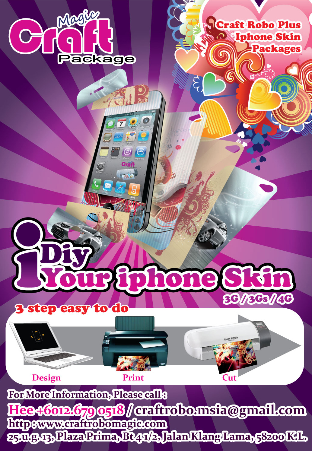 Craft Magic Trading: New Package for handphone skin making
