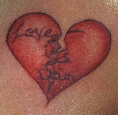 Heart tattoos for women with names