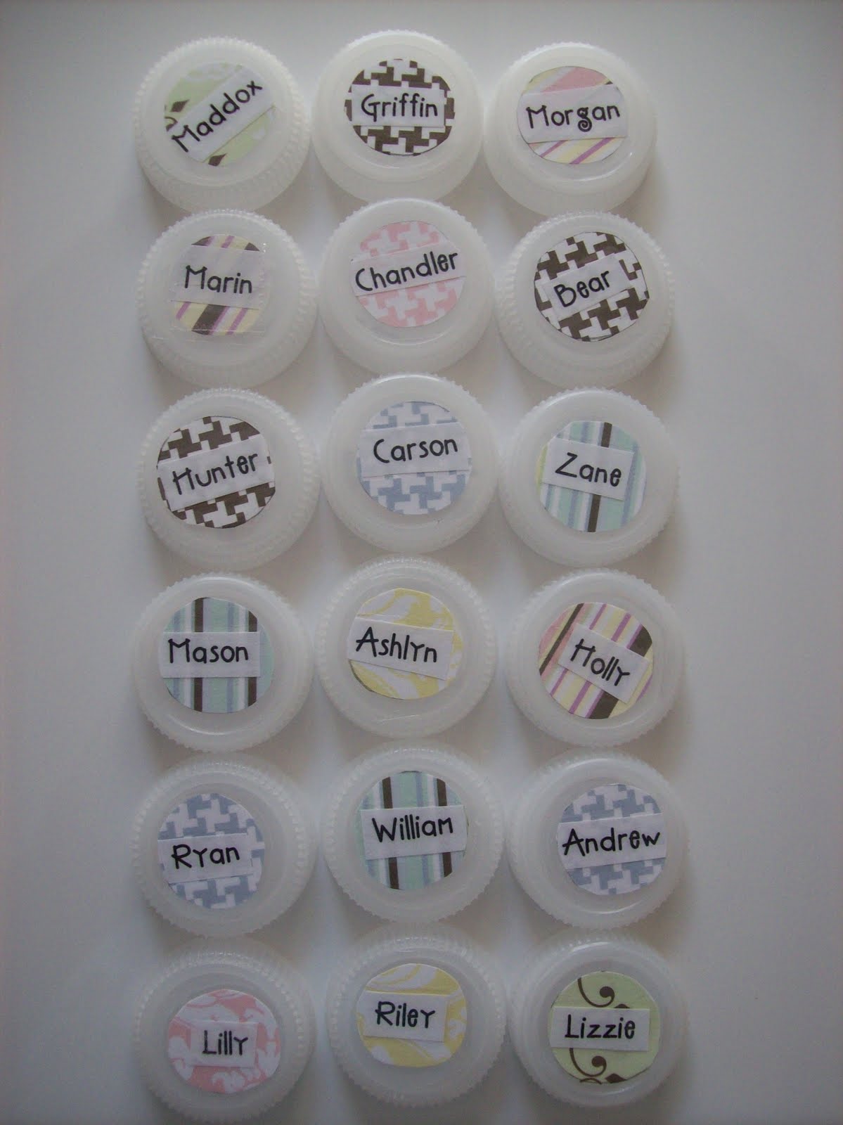 First Grader...at Last! Name Caps