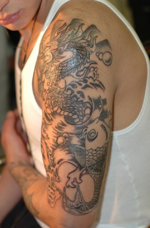 Dragon Tattoos- Shoulder Tattoo
