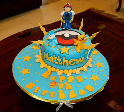 Barney Birthday Cake on Pokemon Cake
