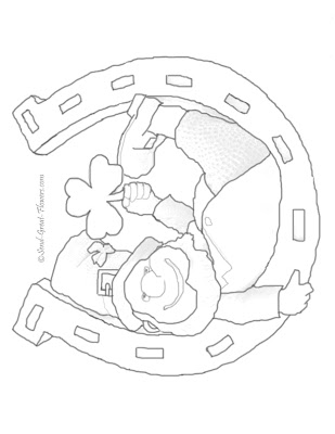 leprechaun coloring sheets