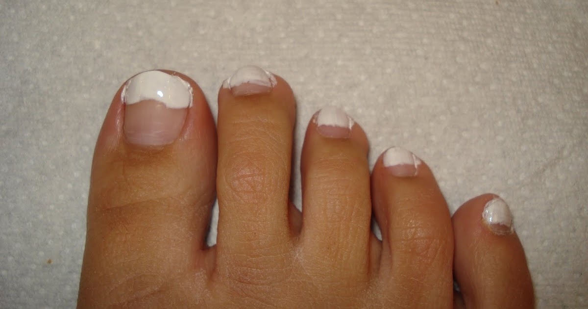 Makeup For Real How to French Your Toenails