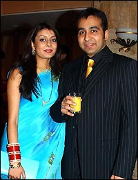 Kavitha and Raj kundra