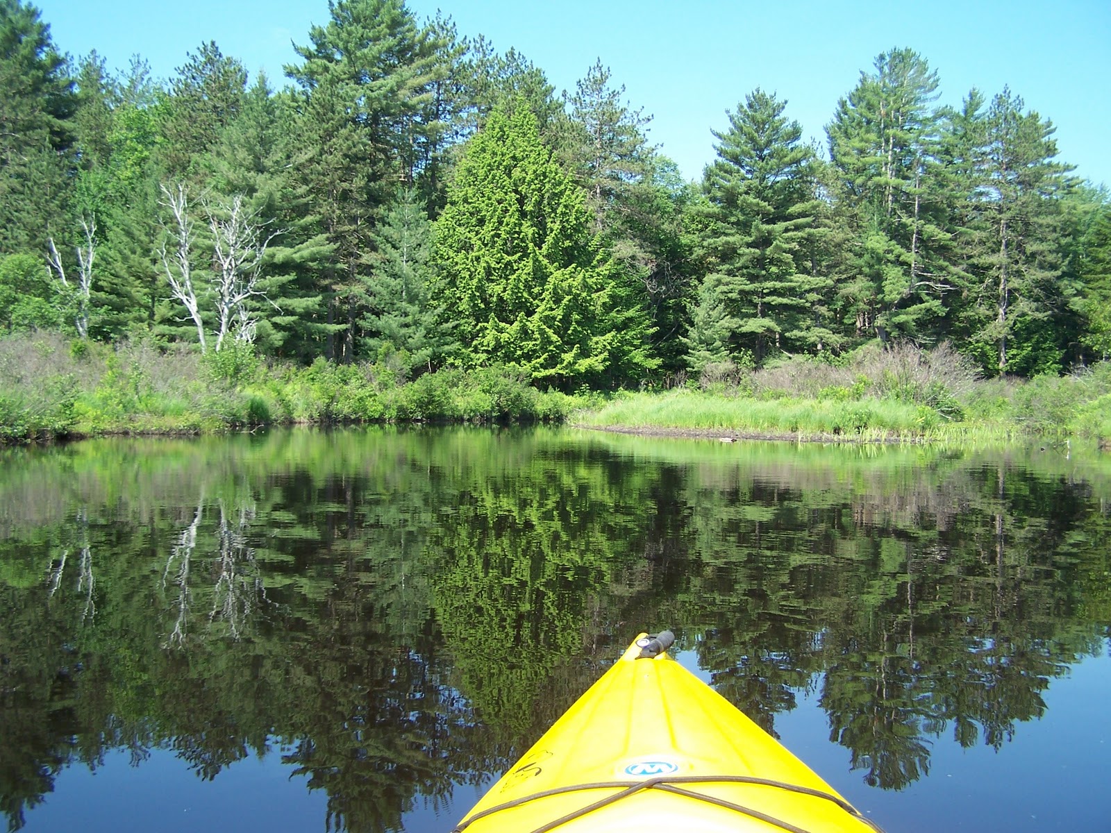 Quiet Kayaking in New York State Long Pond and Round Pond, part two