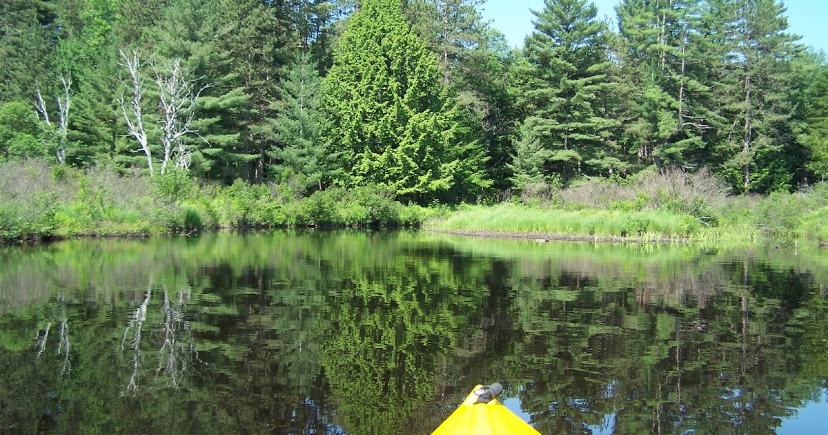 Quiet Kayaking in New York State Long Pond and Round Pond, part two