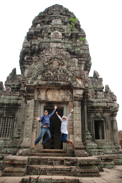 U know, just jumping around Cambodia!