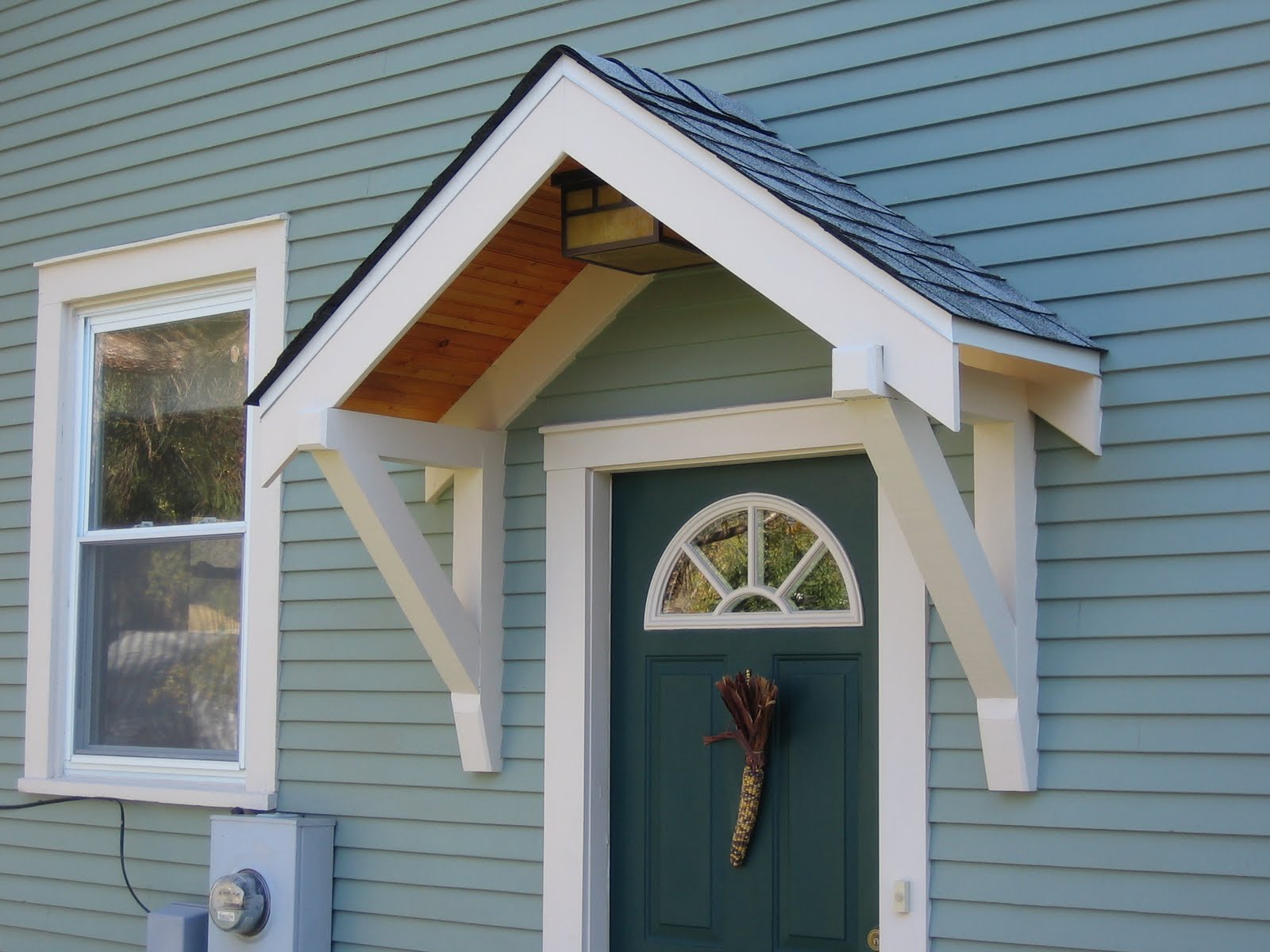 Bungalow Restoration Side door overhang