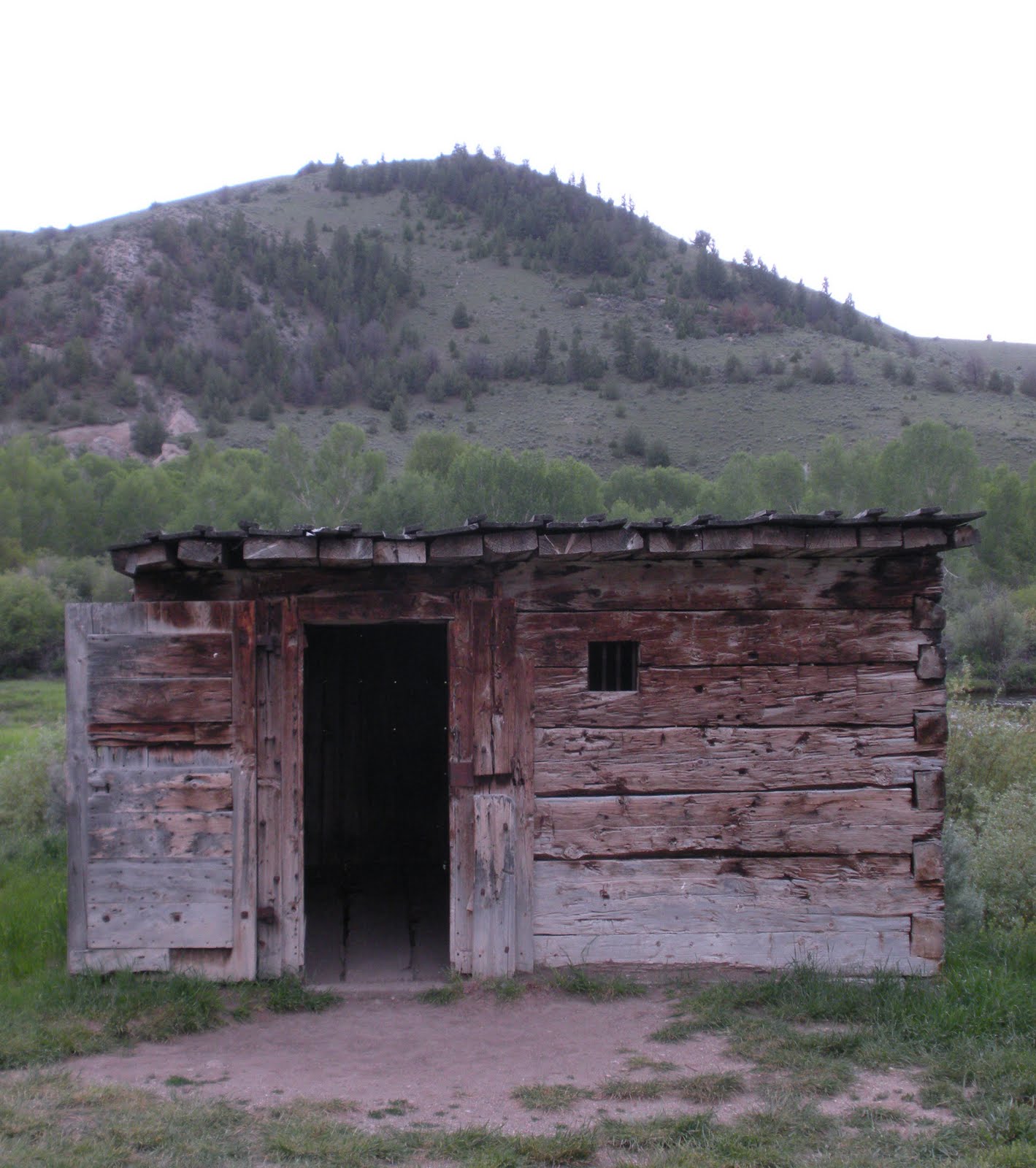 Living and Dyeing Under the Big Sky First Jail in Montana Territory