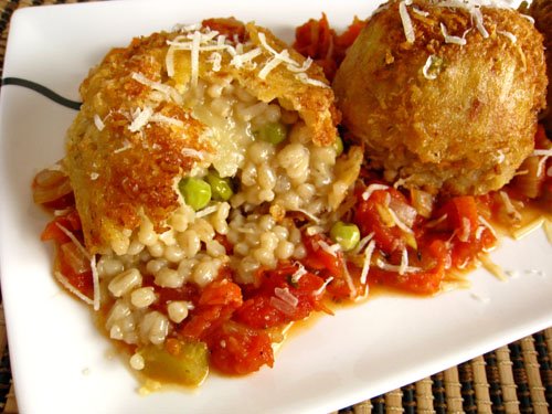 Rice balls recipe arancini