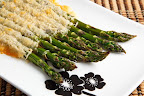 Parmigiano Reggiano Crusted Oven Roasted Asparagus