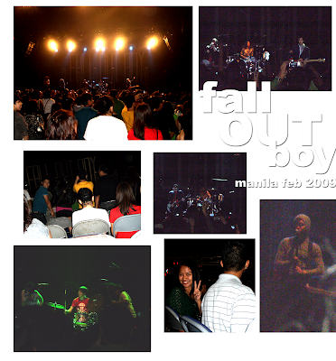 fall out boy in manila