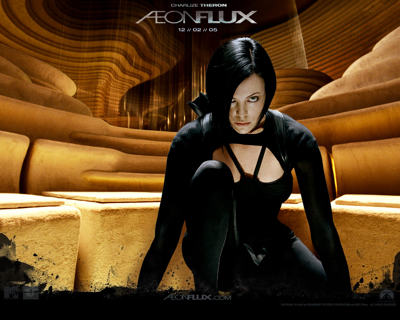 Charlize Theron Aeon Flux Hairstyle.