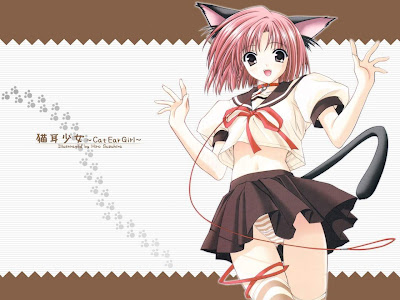 anime cat girl. critic of manga and anime,