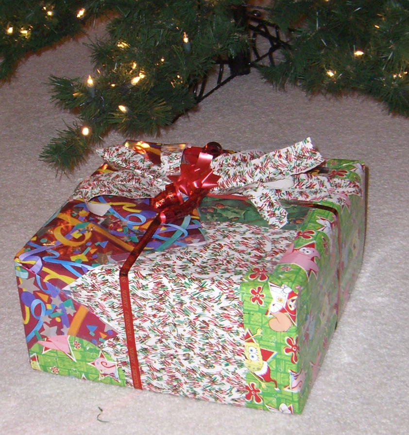 [white elephant gift wrapped 1.JPG]