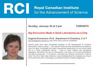 lab-on-a-chip (LOC) discoveries RCI lecture Toronto, screenshot by bizjunction.blogspot.com
