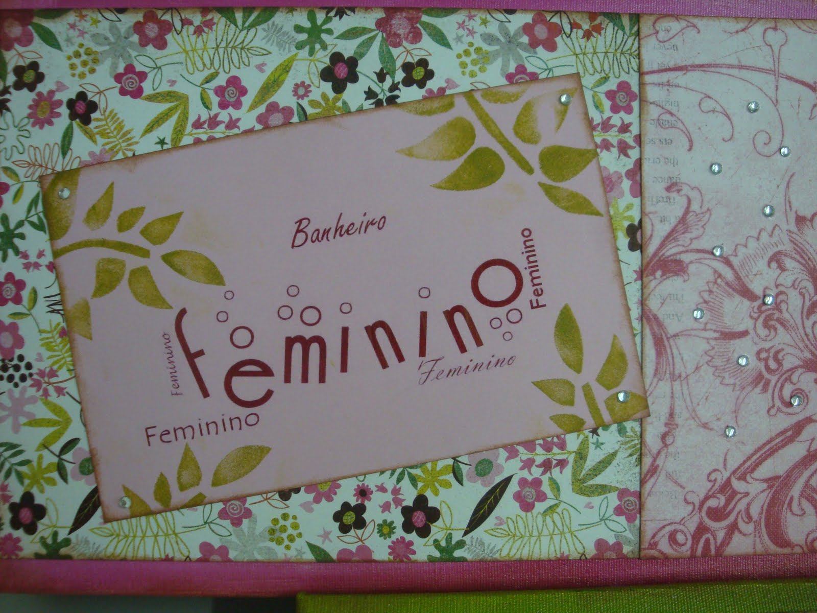 Fazendo Arte Plaquinhas para Banheiro -> Banheiro Feminino Translation Fazendo Arte Plaquinhas para Banheiro -> Banheiro Feminino Translation