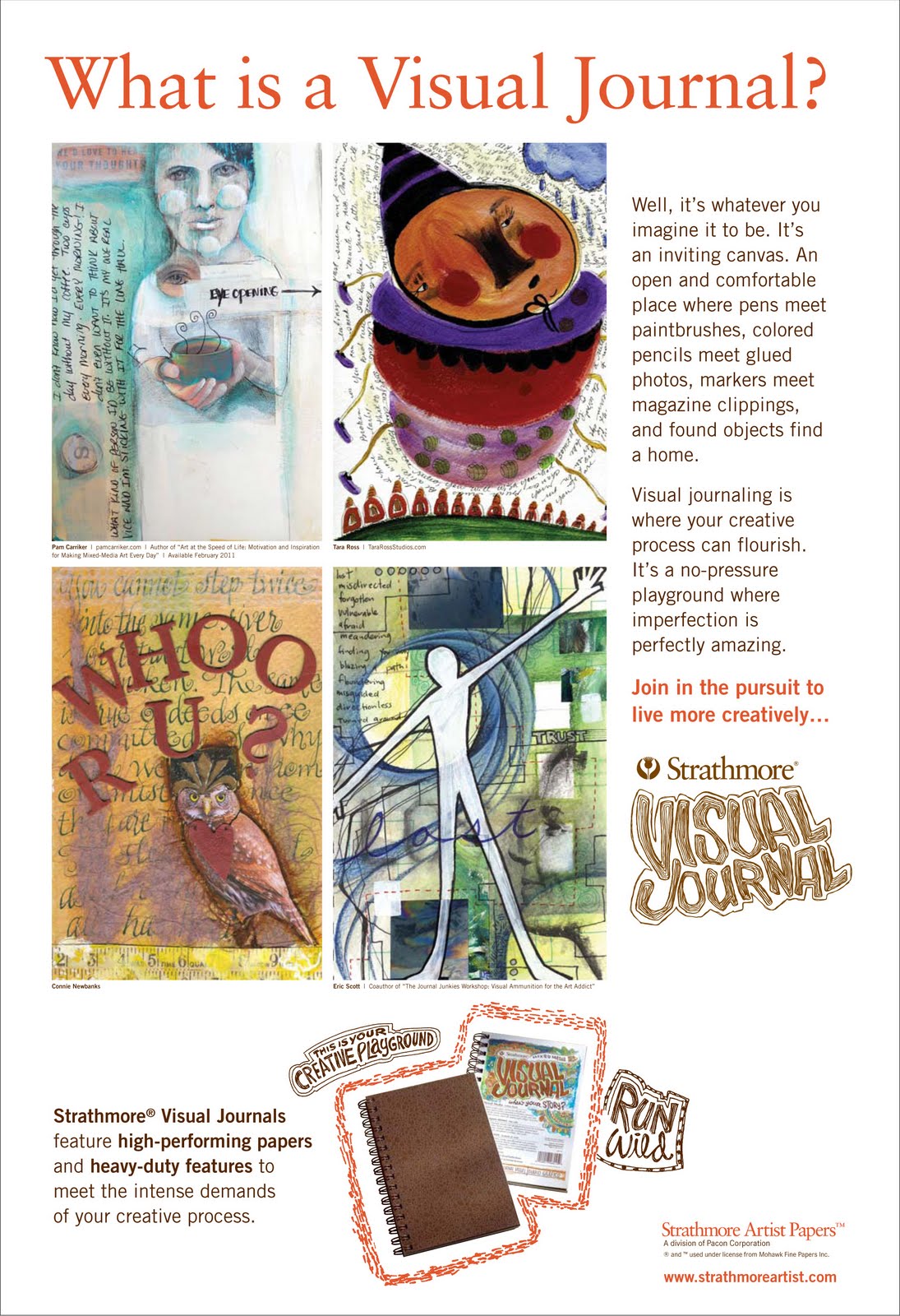 A Speckle of Twisted Whimsy: Strathmore Visual Journals