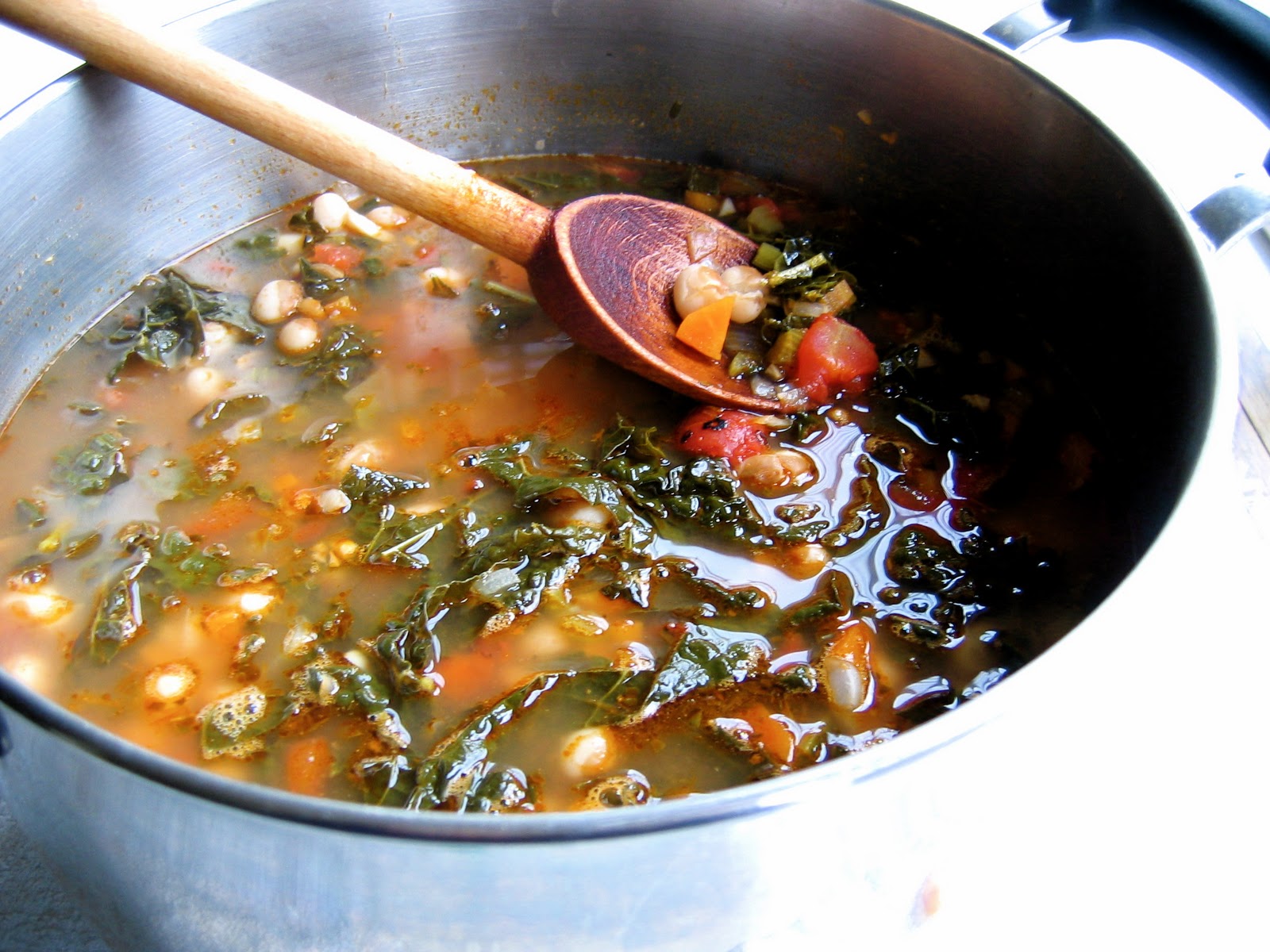 White Bean, Kale and Farro Soup with Parsley Pesto • The Bojon Gourmet