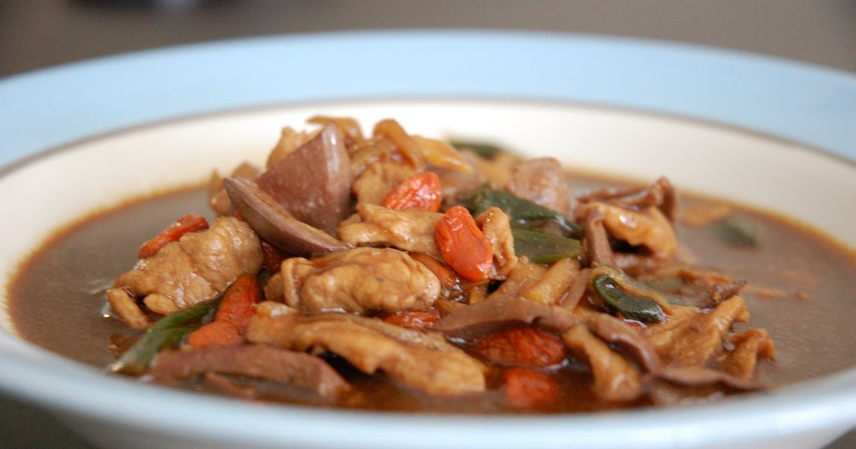 I am What I Cook Stir Fry Pork and Kidney with Ginger