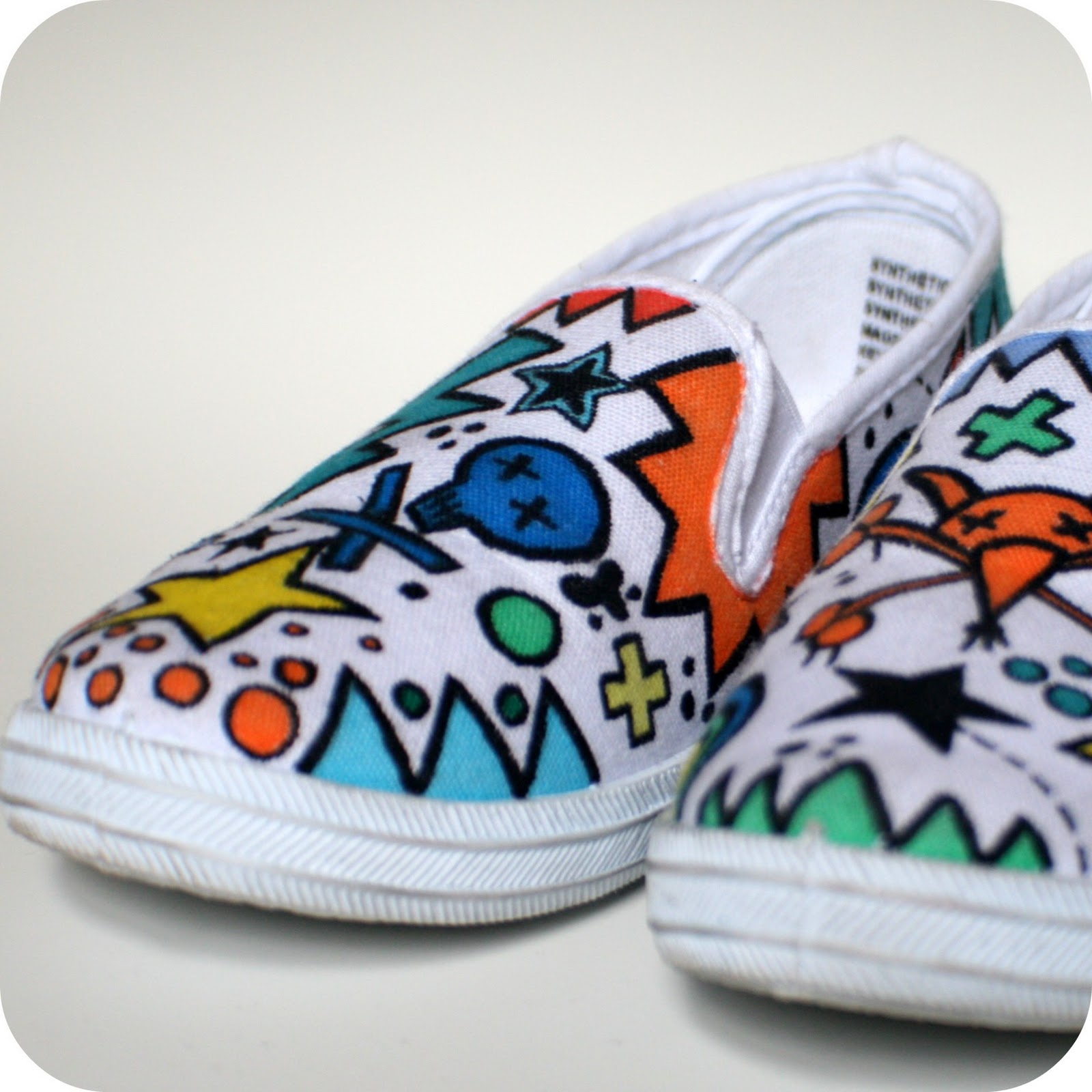 Canvas Shoe Drawings
