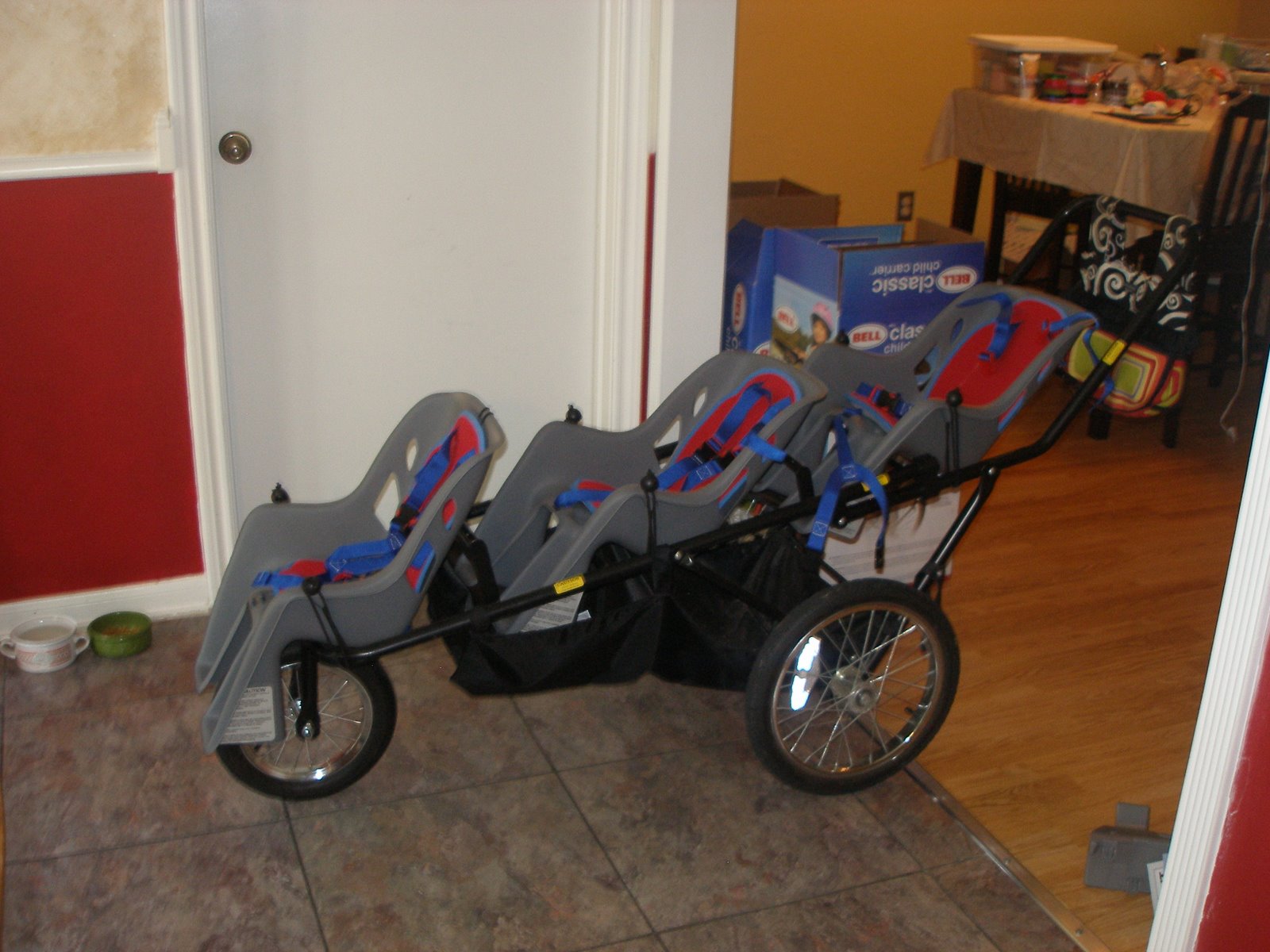 Graco Triplet Stroller, Buggy, Push Chair, Pram, with Car Seats & Huds